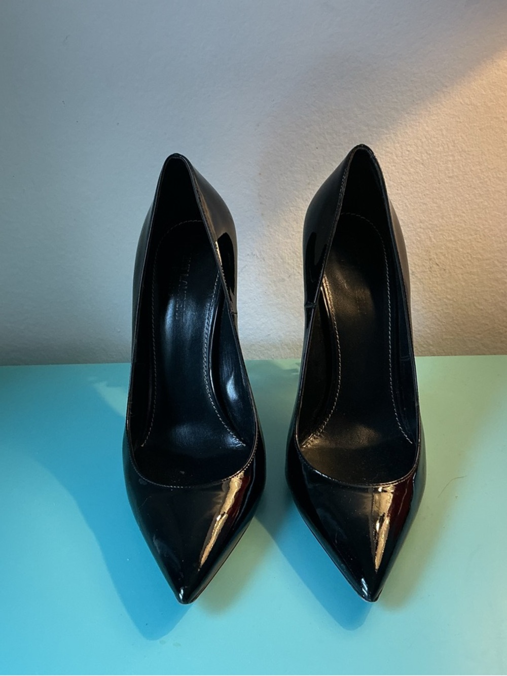 YSL Opyum Patent Leather Stilleto logo Pump - Picture 2 of 7
